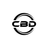 cbd logo ontwerp, inspiratie voor een uniek identiteit. modern elegantie en creatief ontwerp. watermerk uw succes met de opvallend deze logo. vector