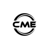 cme logo ontwerp, inspiratie voor een uniek identiteit. modern elegantie en creatief ontwerp. watermerk uw succes met de opvallend deze logo. vector