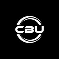 cbu logo ontwerp, inspiratie voor een uniek identiteit. modern elegantie en creatief ontwerp. watermerk uw succes met de opvallend deze logo. vector