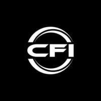 cfi logo ontwerp, inspiratie voor een uniek identiteit. modern elegantie en creatief ontwerp. watermerk uw succes met de opvallend deze logo. vector