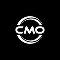 cmo logo ontwerp, inspiratie voor een uniek identiteit. modern elegantie en creatief ontwerp. watermerk uw succes met de opvallend deze logo. vector
