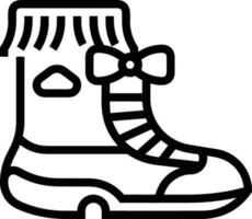 laarzen symbool icoon vector afbeelding. illustratie van de bagageruimte schoenen schoen ontwerp afbeelding. eps 10