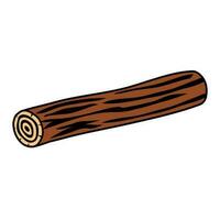 houten log icoon vector. hout illustratie teken. boom symbool of logo. vector