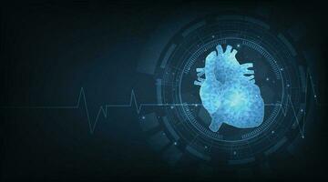 concept van cardiologie behandeling technologie. vector