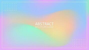 kleurrijk regenboog helling zacht abstract dynamisch vector. vector