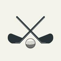 hockey toernooi logo. ijs hockey insigne logo sjabloon vector