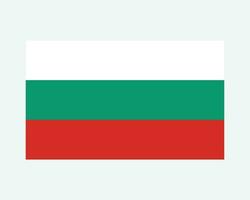 nationaal vlag van bulgarije. Bulgaars land vlag. republiek van bulgarije gedetailleerd spandoek. eps vector illustratie besnoeiing het dossier.