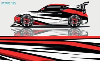 sport auto sticker wrap ontwerp vector