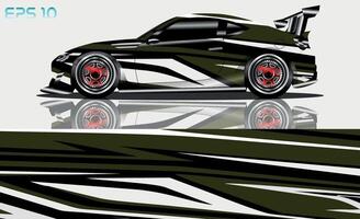 sport auto sticker wrap ontwerp vector