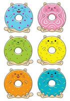 donuts vector illustratie