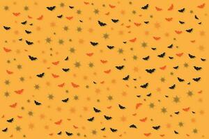 naadloos patroon met verschrikking pompoen cirkels voor gelukkig halloween vector