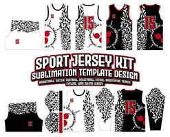 sasuk vloek Mark Jersey ontwerp sportkleding achtergrond vector