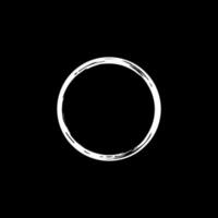 zen cirkel icoon symbool. esthetisch cirkel vorm voor logo, kunst kader, kunst illustratie, website of grafisch ontwerp element. vector illustratie