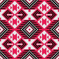 tribal retro kleur vector naadloos Navajo patroon. aztec abstract meetkundig kunst afdrukken.behang, kleding stof ontwerp, kleding stof, zakdoek, omslag, textiel sjabloon.