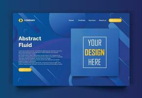 abstract sjabloon, concepten voor website ontwikkeling, vector illustratie