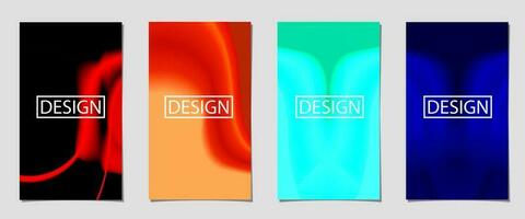 abstract meetkundig ontwerp banier set. reeks banier sjabloon Promotie. abstrac achtergrond vector. vector