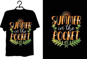 zomer t overhemd ontwerp vector