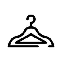 kleren hanger icoon vector symbool ontwerp illustratie