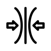 knijpen icoon vector symbool ontwerp illustratie