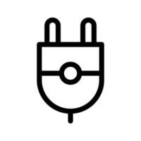 plug hoofd icoon vector symbool ontwerp illustratie