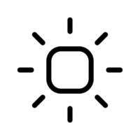 zon icoon vector symbool ontwerp illustratie