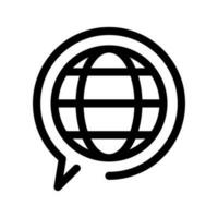 wereldwijd icoon vector symbool ontwerp illustratie