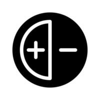helderheid icoon vector symbool ontwerp illustratie