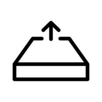 outbox icoon vector symbool ontwerp illustratie
