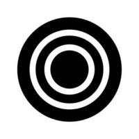 doelwit icoon vector symbool ontwerp illustratie