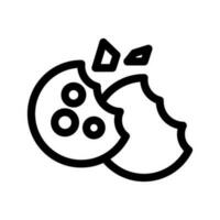 koekjes icoon vector symbool ontwerp illustratie