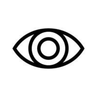 visie icoon vector symbool ontwerp illustratie