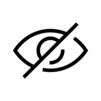 verborgen icoon vector symbool ontwerp illustratie