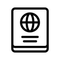 paspoort icoon vector symbool ontwerp illustratie