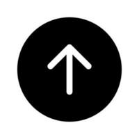 pijl omhoog icoon vector symbool ontwerp illustratie