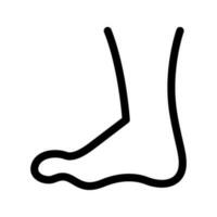 voet icoon vector symbool ontwerp illustratie