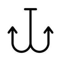anker icoon vector symbool ontwerp illustratie