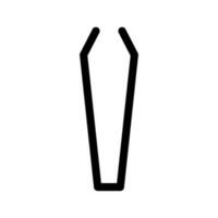 pincet icoon vector symbool ontwerp illustratie