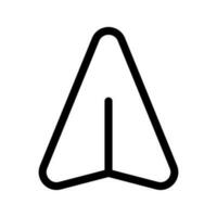 papier vlak icoon vector symbool ontwerp illustratie