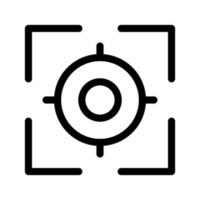 focus icoon vector symbool ontwerp illustratie