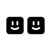 vergoeding glimlacht icoon vector symbool ontwerp illustratie