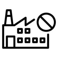 pictogram fabriekslijn vector