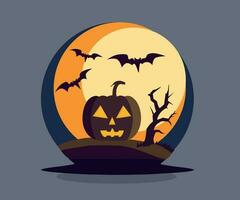 halloween symbolen handgetekende illustraties vector