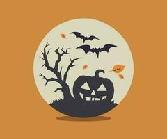 halloween symbolen handgetekende illustraties vector