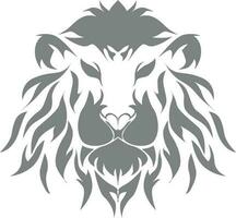 hoofd leeuw logo symbool vector