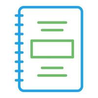 notebook vector pictogram