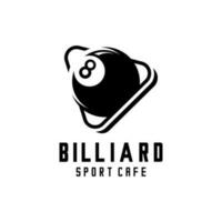 biljart cafe vlak vector