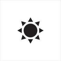 zon icoon vector illustratie symbool