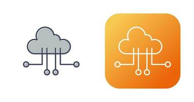 cloud computing vector icon