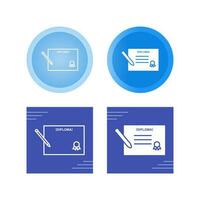 diploma vector pictogram