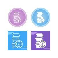 poker chips vector icoon